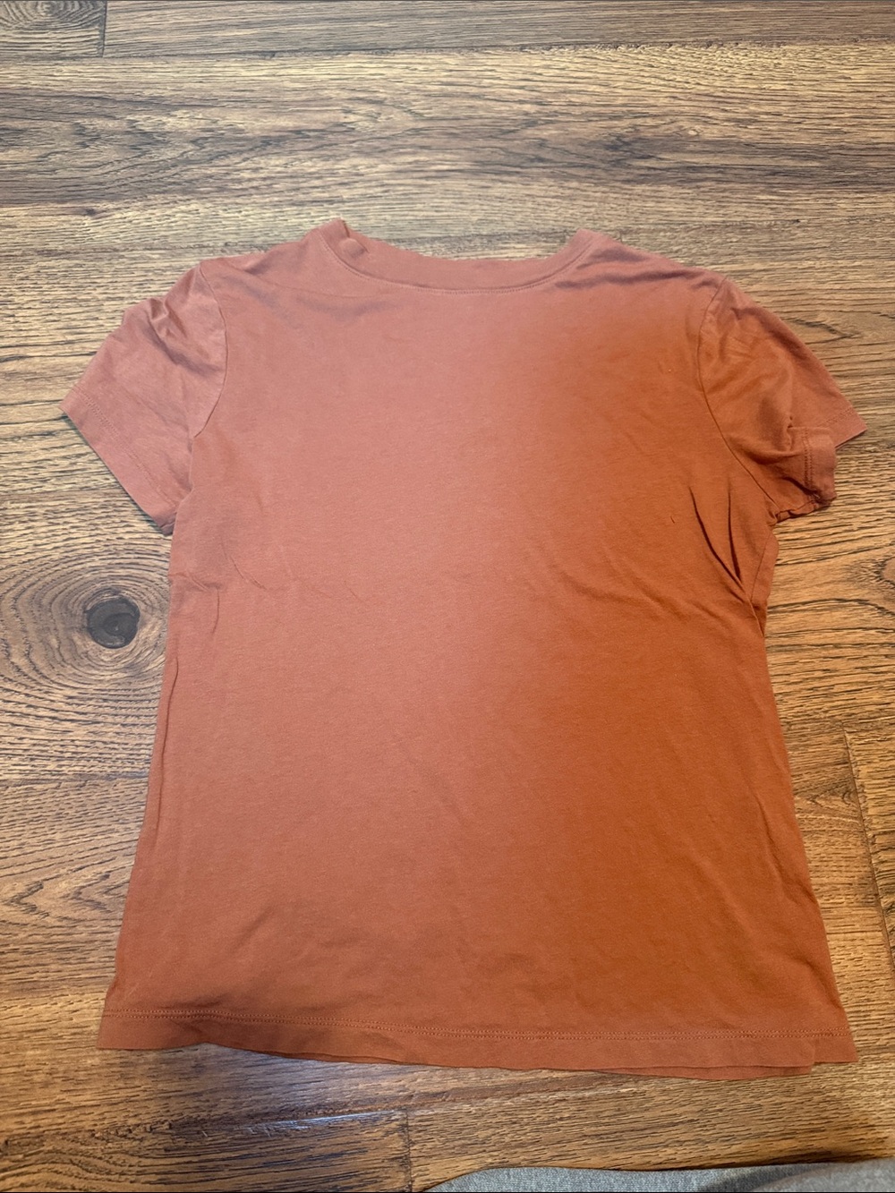 Basic Rust Color T Shirt